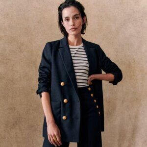 Sezane Michele Jacket in Navy